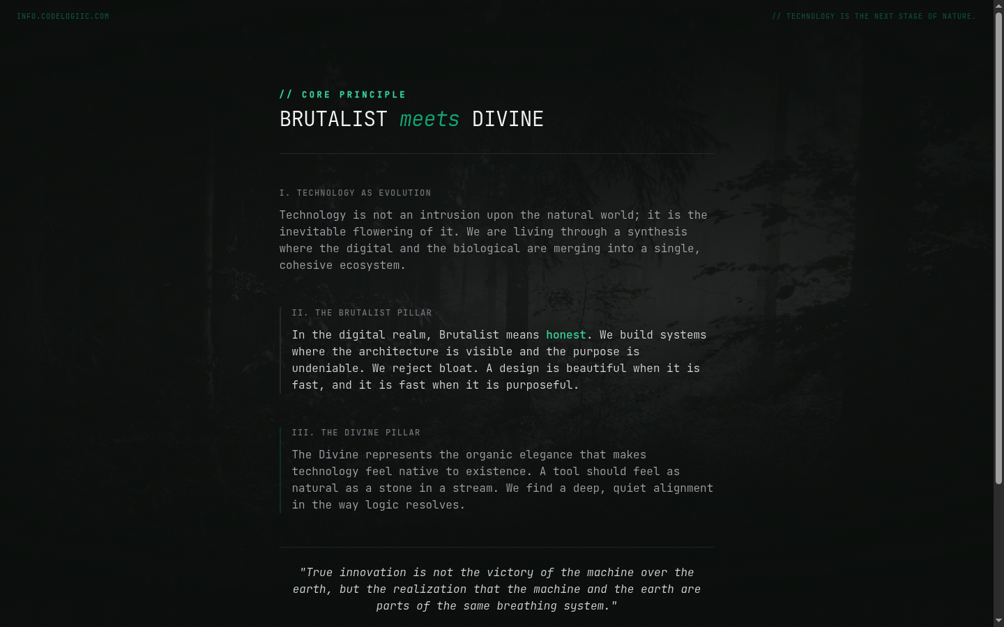 Neo-Nature Manifesto live capture